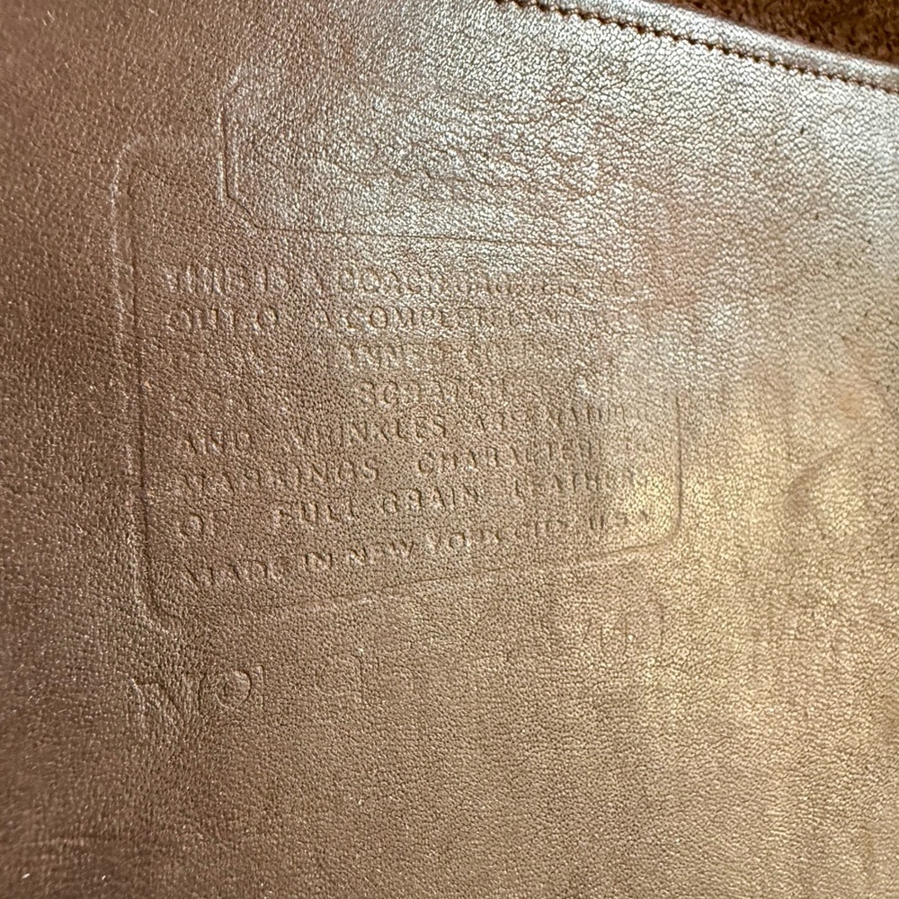 Coach Vintage Leather Mahogany Portfolio Document Laptop Case Sleeve Clutch - Picture 10 of 11